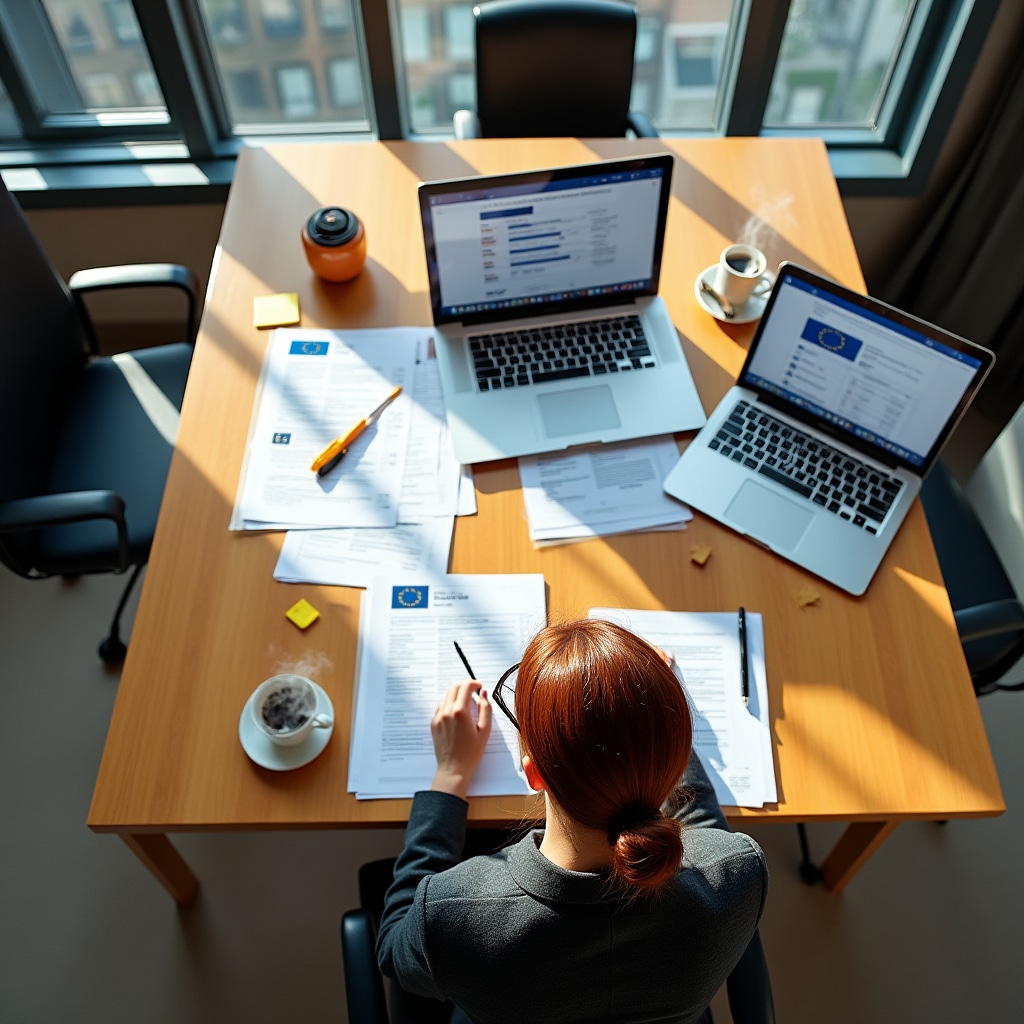 Spațiu de lucru pentru pregătirea documentației de finanțare